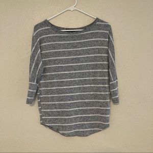 Market & Spruce 3/4 Sleeve Striped Top - Size S
